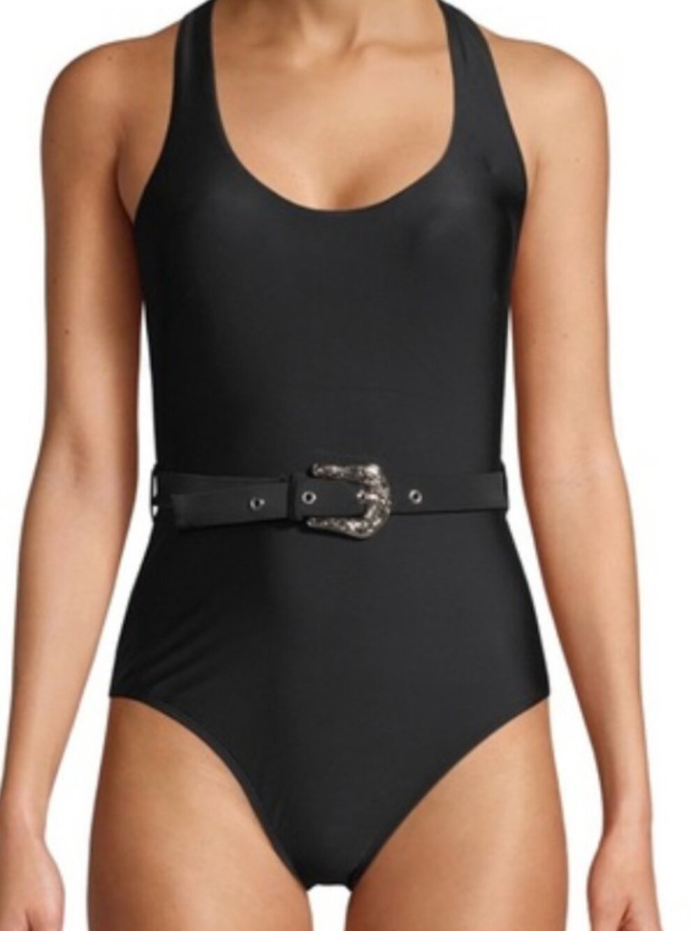 '*** NEW **** One Piece Belted Swimsuit - M 7-9